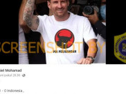 [HOAKS atau FAKTA]: Lionel Messi Menggunakan Pakaian Berlambang PDIP