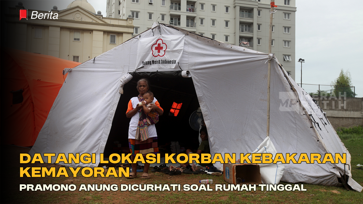 Datangi Lokasi Korban Kebakaran Kemayoran, Pramono Anung Dicurhati soal Rumah Tinggal