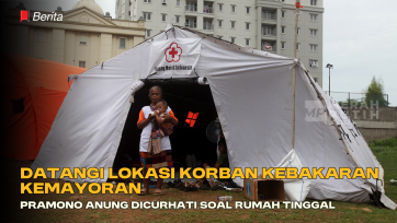 Datangi Lokasi Korban Kebakaran Kemayoran, Pramono Anung Dicurhati soal Rumah Tinggal