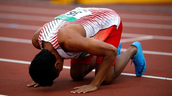 Lalu Muhammad Zohri. (Twitter/iaaforg)