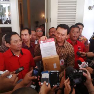 Ahok Senang Dapat Dukungan Dari PDIP