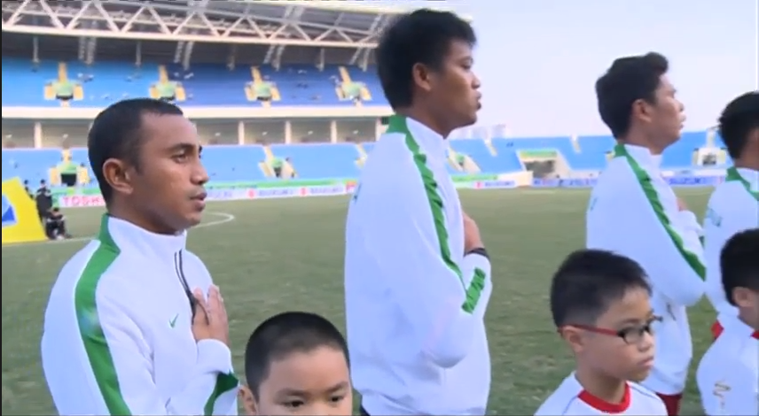 Babak Pertama Indonesia Tertinggal 1-0
