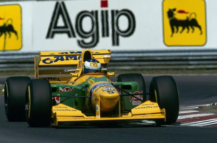 Benetton F1 Michael Schumacher Dilelang