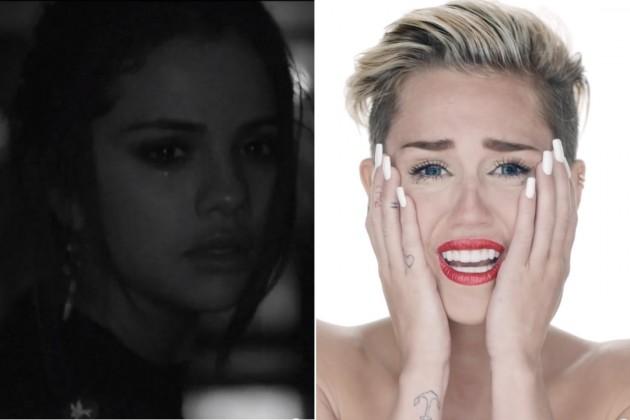 Duel Galau Antara Selena Gomez dan Miley Cyrus