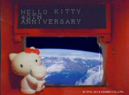 Jepang Mengirim Hello Kitty Ke Luar Angkasa