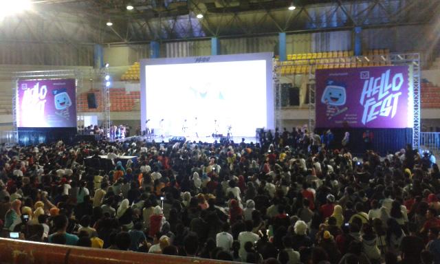 Kemeriahan HelloFest 10 Anima Expo 2014