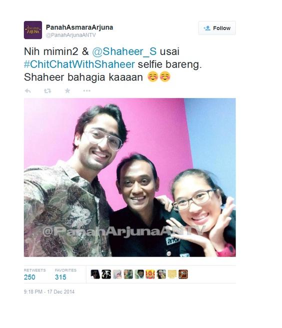 Pamitan Pada Fans, Shaheer Sheikh Pun Tebar Pesona
