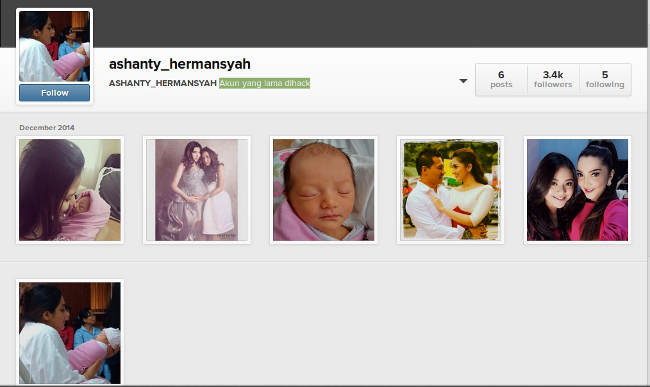 Setelah Arsy, Giliran Akun Instagram Ashanty Diretas