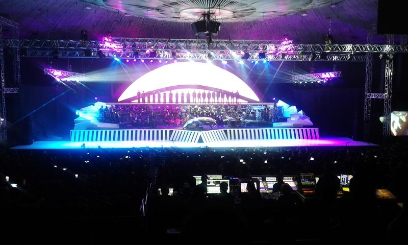 Slank Mengguncang Panggung Konser MOX
