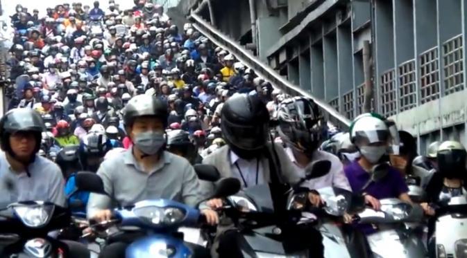 Tak Hanya Jakarta, Taipei Juga Menjadi Lautan Skuter