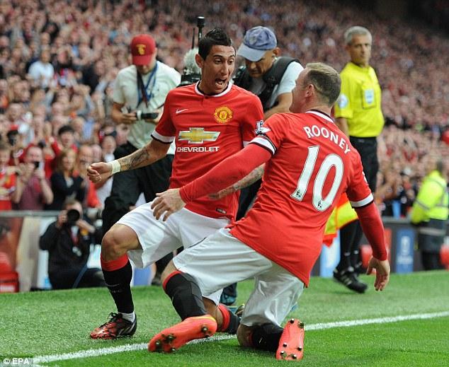Van Gaal: Di Maria Absen Melawan Stoke City, Wayne Rooney Segera Fit
