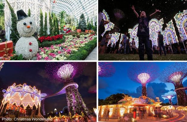Wow, Ada Salju Natal Di Singapura