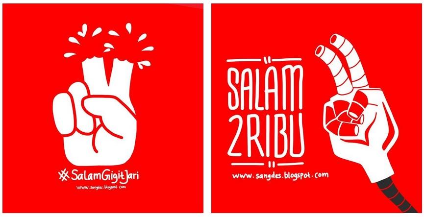 Wow, Salam Gigit Jari Dan Salam 2ribu Jadi Trending Topic